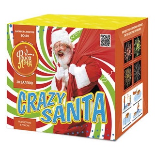 Салют ЕС450 Crazy Santa, 20 залпов, 1,0