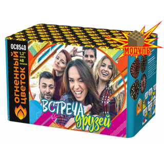 Салют ОС8540 Встреча друзей, 48 залпов, 1,1