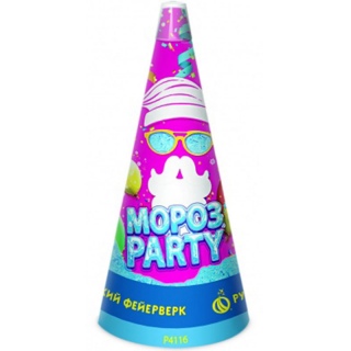 Фонтан Р4116 Мороз party, до 50 сек, до 4 м, ТМ «Русский Фейерверк»