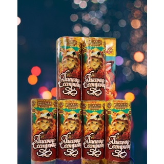 Фонтан РС4076 Лисичка-сестричка, упаковка 6 штук, до 25 сек, до 2,5 м, ТМ «Русская Пиротехника»