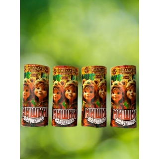 Фонтан РС4078 Мишки-шалунишки, упаковка 4 шт, до 25 сек, до 2,5 м, ТМ «Русская Пиротехника»