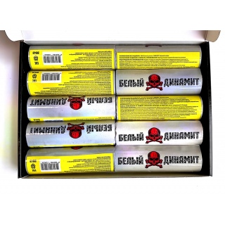 Петарды B048 Белый динамит, уп.10 шт., ТМ 