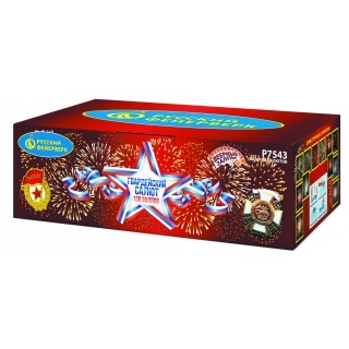 Салют Р7543 Гвардейский  салют, 138 залпов, 1,0